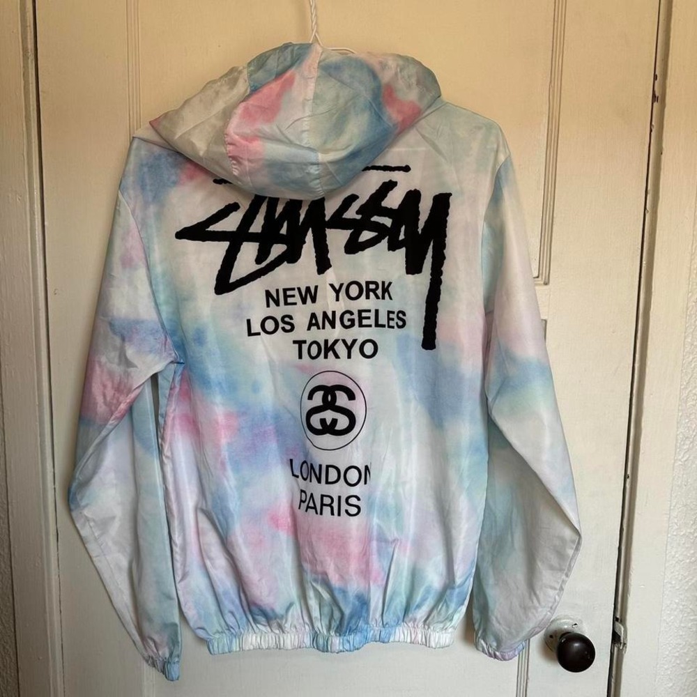 Stüssy tie-dye windbreaker‎